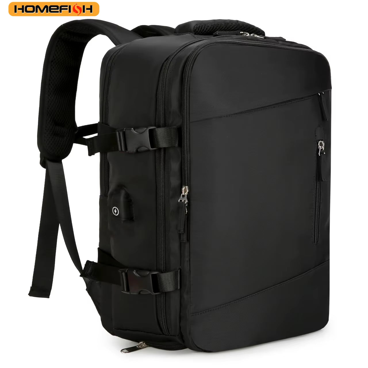 Travel Backpack Expandable Weekender Hiking Laptop Backpack with USB Port Large Waterproof 40L Men'S Backpack