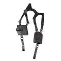 Man Leather Anti-Theft Safety Wallet Bag Travel Outdoor Hidden Underarm Holster Shoulder Phone Case Wallets Bags Black
