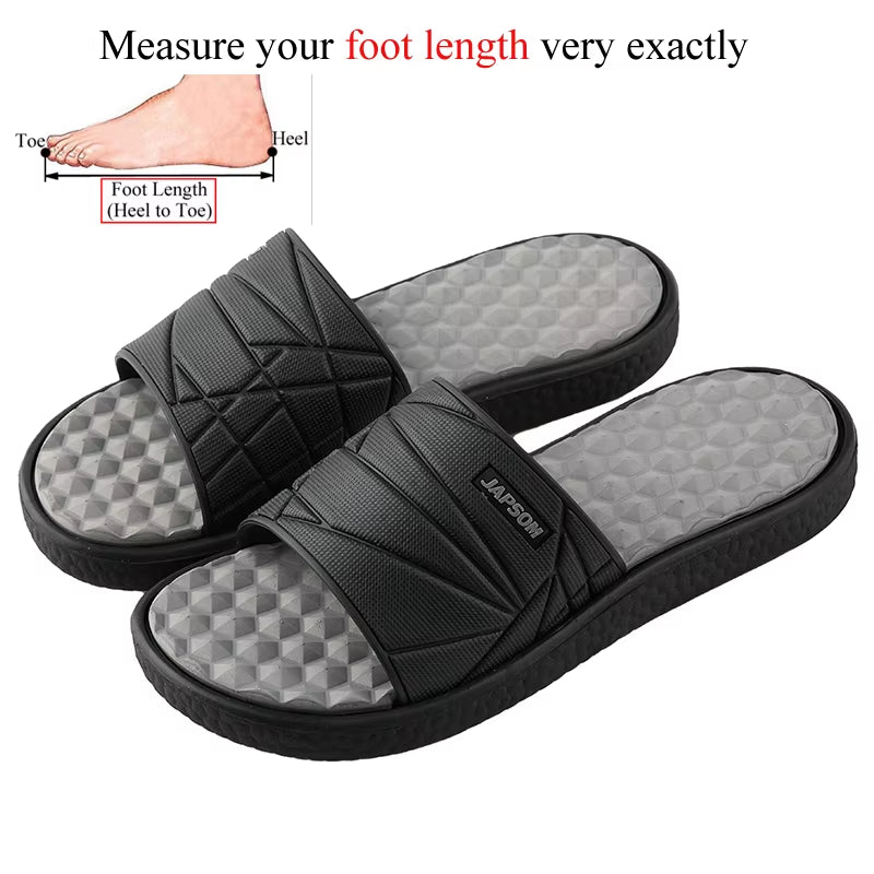 Summer Mens Acupressure Slippers Foot Massage Home Indoor Slides Sleepers Comfortable Men'S Slide Slipper for House Room