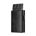 Credit Card Holder RFID Blocking Bifold Wallet Men'S Wallet with Coin Compartment and Banknote Compartment