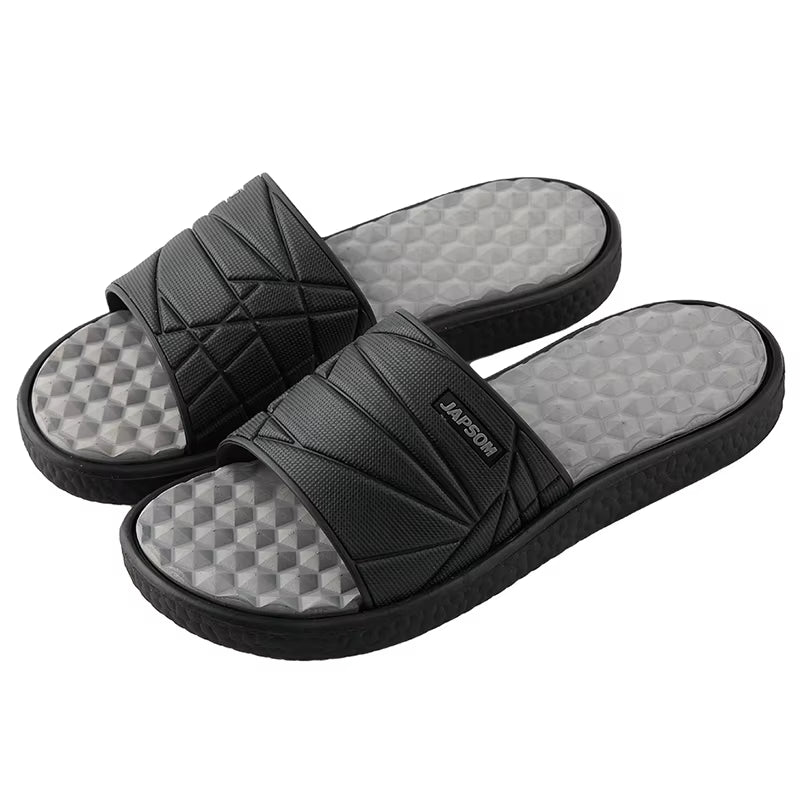 Summer Mens Acupressure Slippers Foot Massage Home Indoor Slides Sleepers Comfortable Men'S Slide Slipper for House Room
